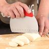 Dough Scraper Stainless Steel Pastry Cutter Multi-Purpose Pizza Bread Dough Cutter Baking Tools Accessories Kitchen Utensil