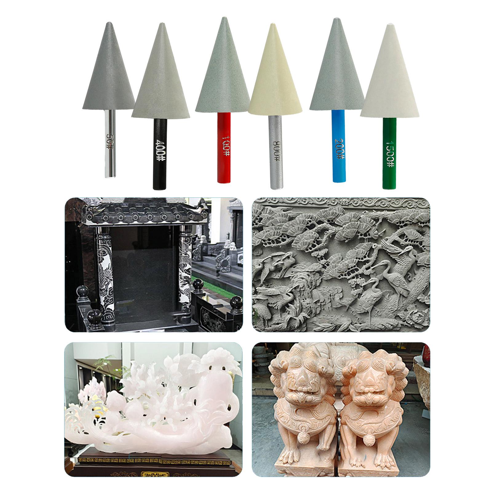 

Профессиональная шлифовальная головка для удаления и полировки камня с разными диаметрами для проектов DIY, хвостовик 6 мм