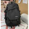 Mochila de Grande Capacidade Mochila Escolar para Campus Mochila Xadrez para o Trabalho