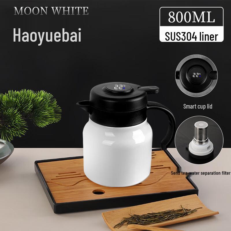 MRSIKEY Smart Stainless Steel Insulated Thermos Pot