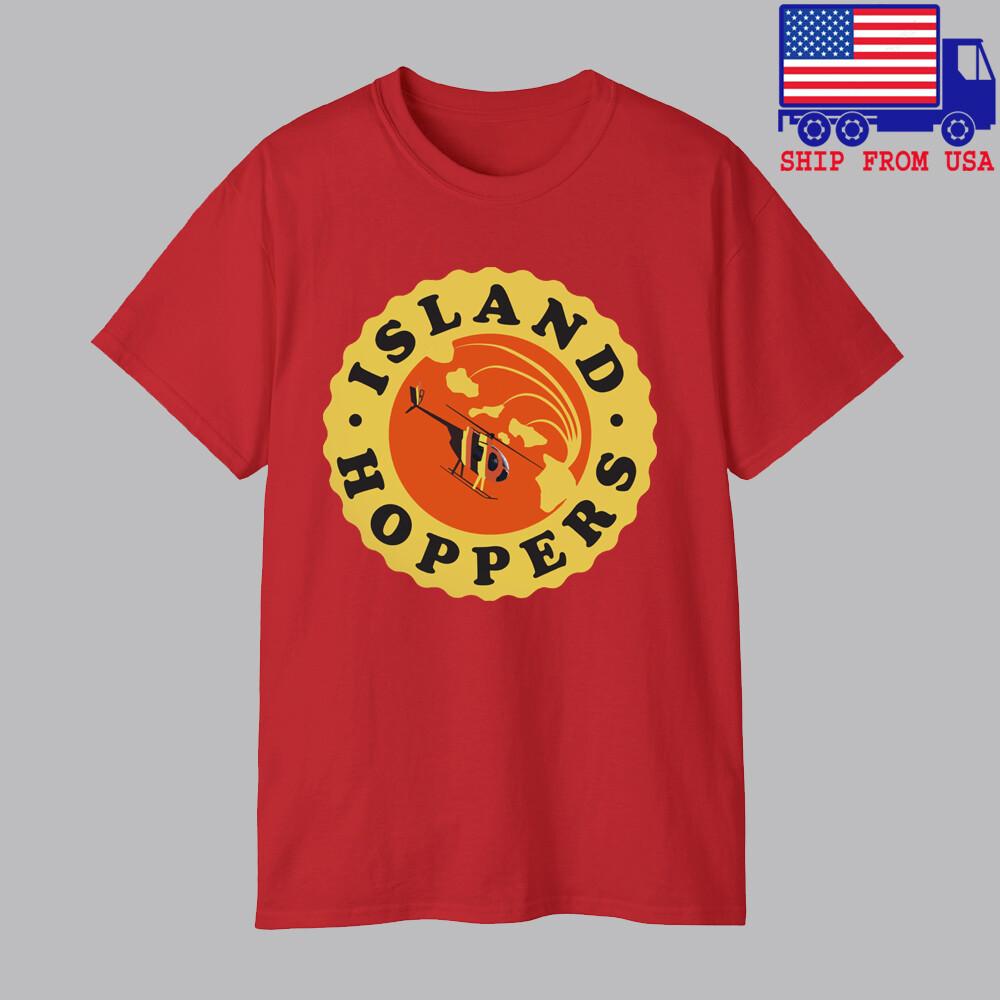 Island Hoppers Magnum PI Movie TV Show Men#039;s Red Size S5XL Unisex T-Shirt S