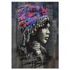 Street Graffiti Art Girl Abstract Canvas Painting On The Wall Posters for Living Room Paintings Prints Picture Bed Room Decor
