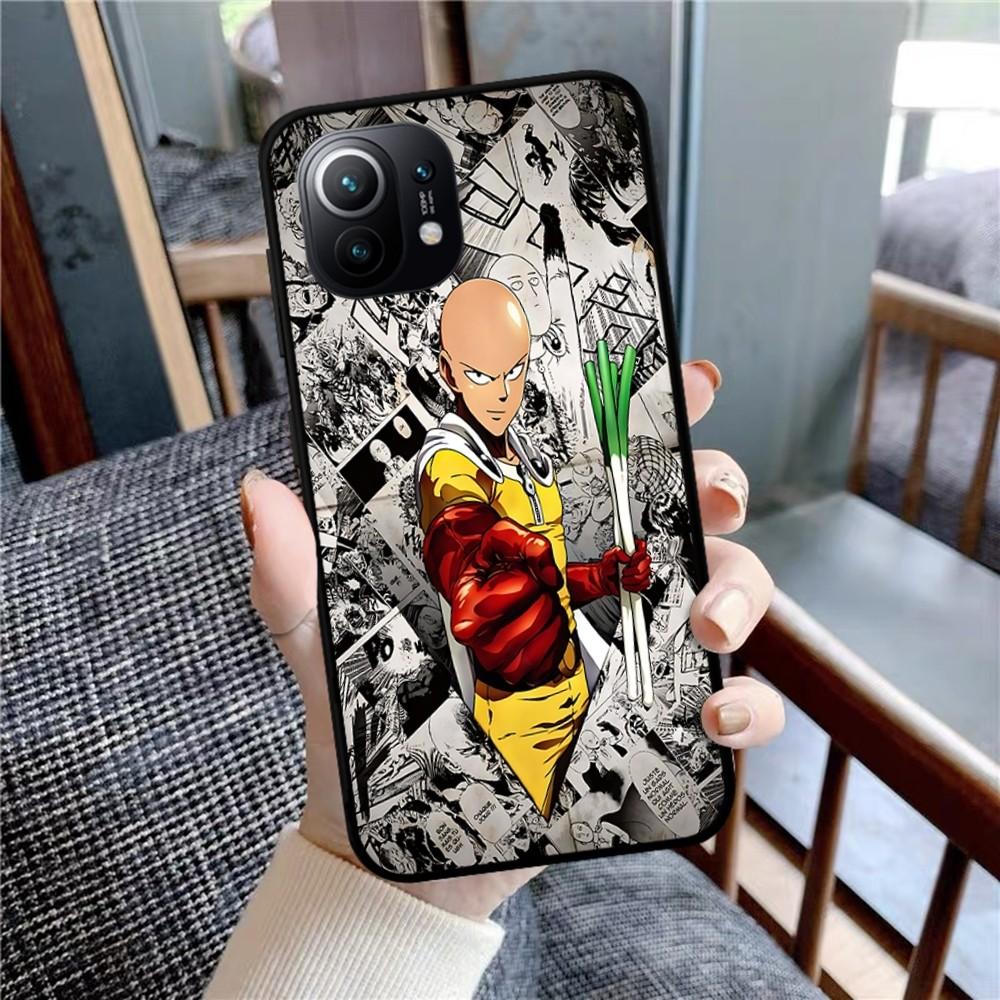 One Punch Man Phone Case For Xiaomi Mi 5X 8 9 10 11 12 Lite Pro 10T PocoX3pro PocoM3 Note 10 Pro Lite