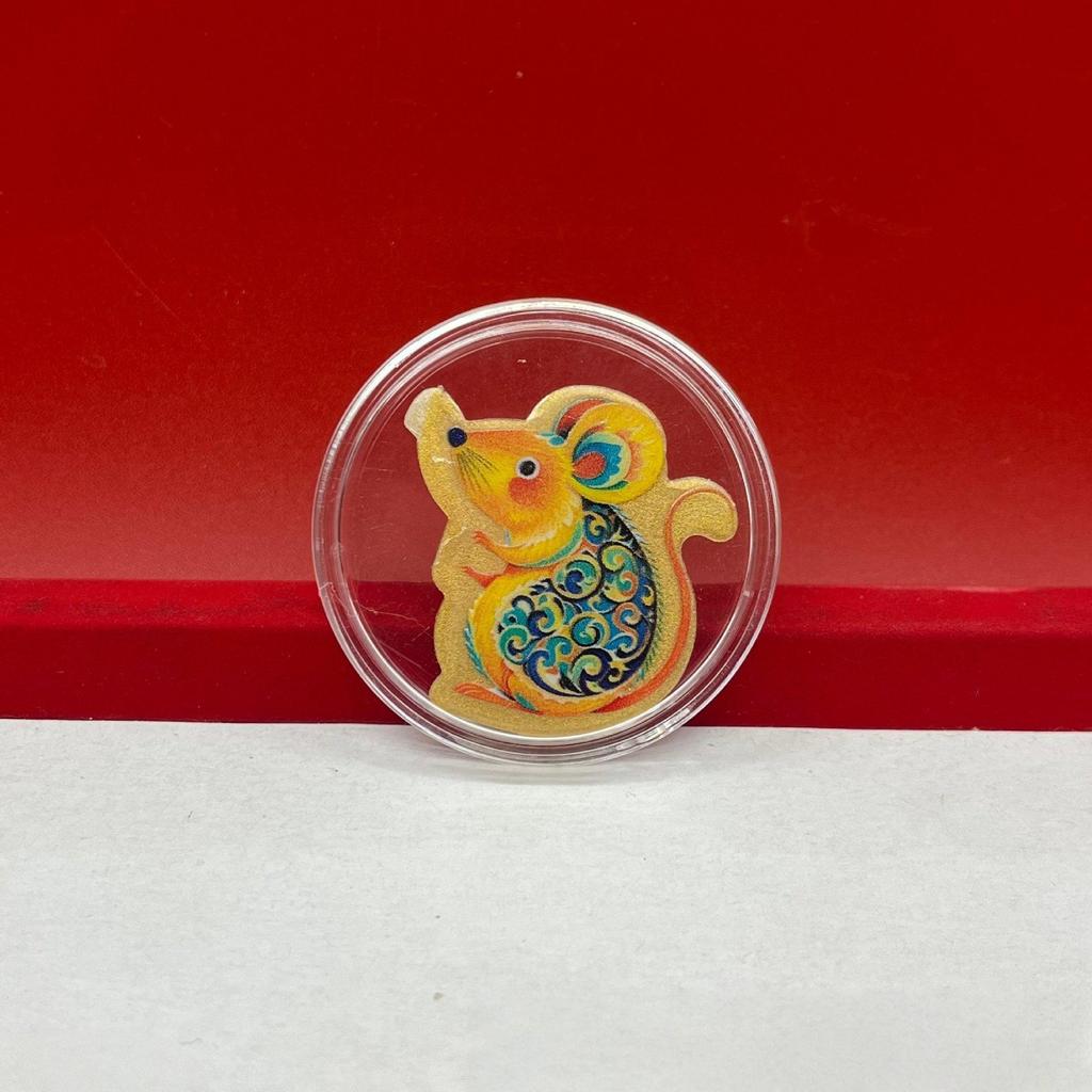 Chinese Zodiac Year of the Horse: 999 Fine Gold Mobile Phone Stickers - Festive Souvenir & Cultural Gift