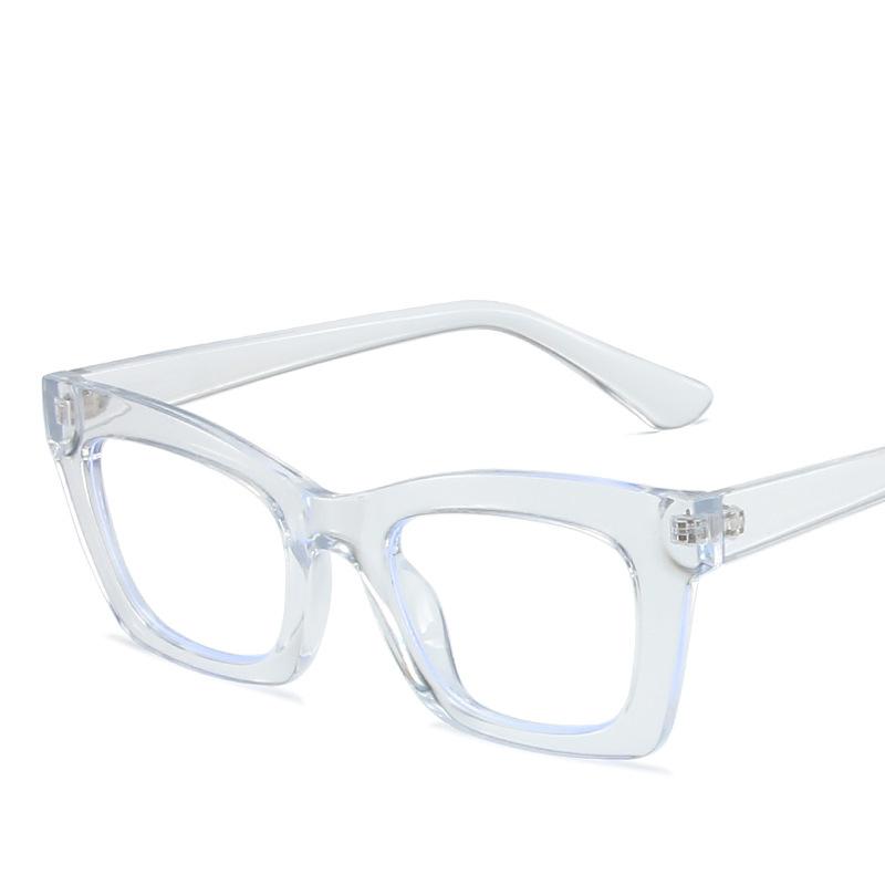 New Anti Blue Light Glasses for Women Fashionable Decoration Cat Eyes Eyeglass Retro Color Computer Eyewear Luxurious Design