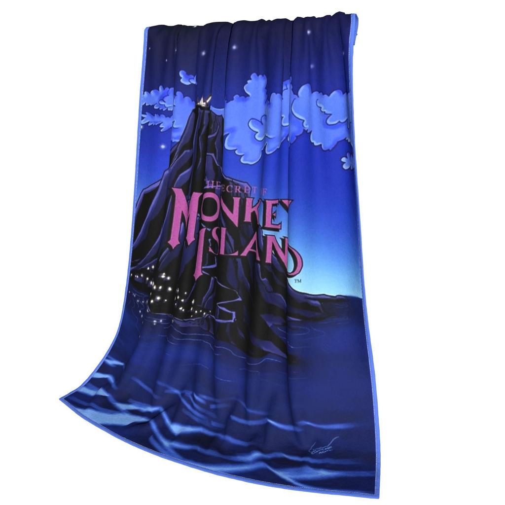New The Secret of Monkey Island Blanket Ultra-Soft Fleece Deep in the Caribbean Relax Throw Blanket Machine Washable