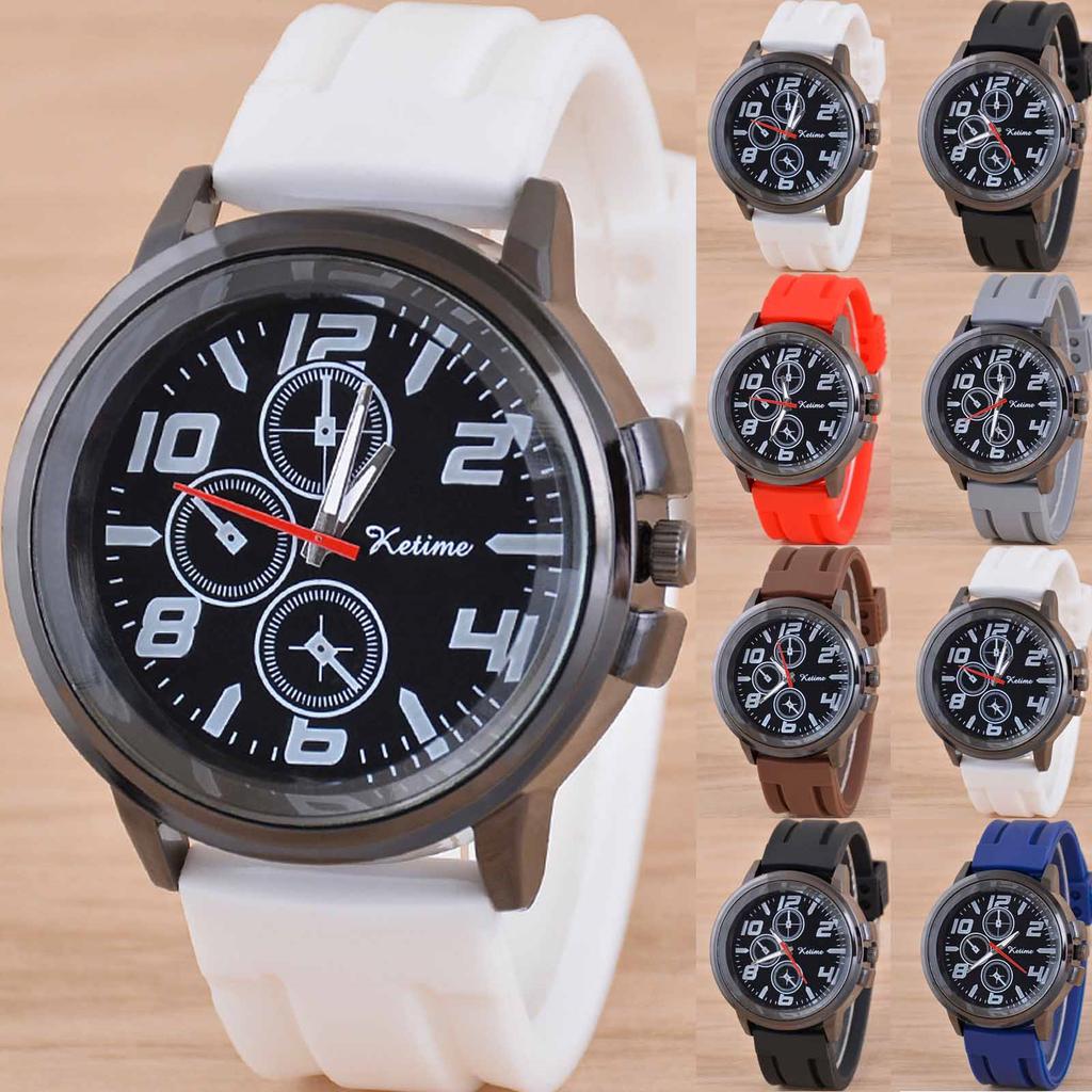 Men's Waterproof Luminous Running Alarm Clock Watch