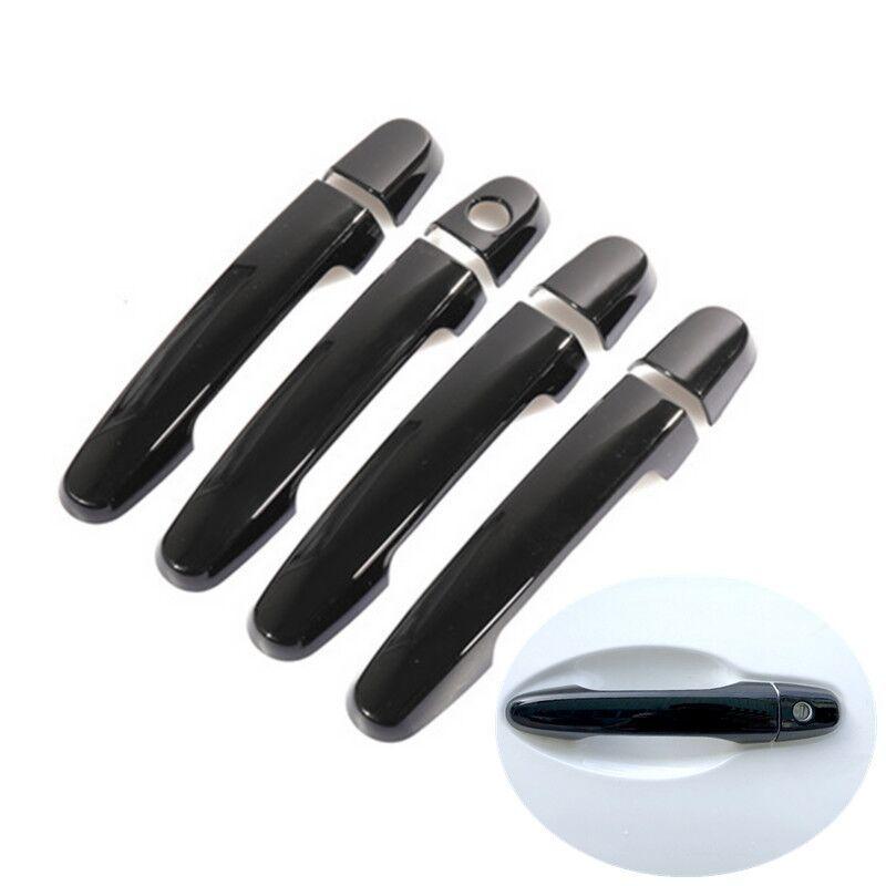 Decoration Door Handle Cover For Toyota Yaris 2006-2011 Vitz XP90 Cars Accessories Chrome Silver Carbon Fiber Exterior Styling