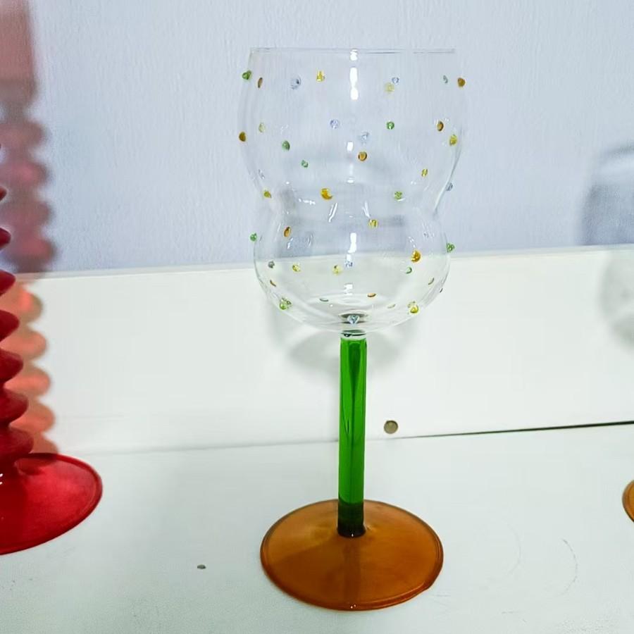 Luxury Jeweled Wine Glass Glamorous Rhinestone Clipart Diamond Crystal Cocktail Glass Design Sparkly Drink Glasses