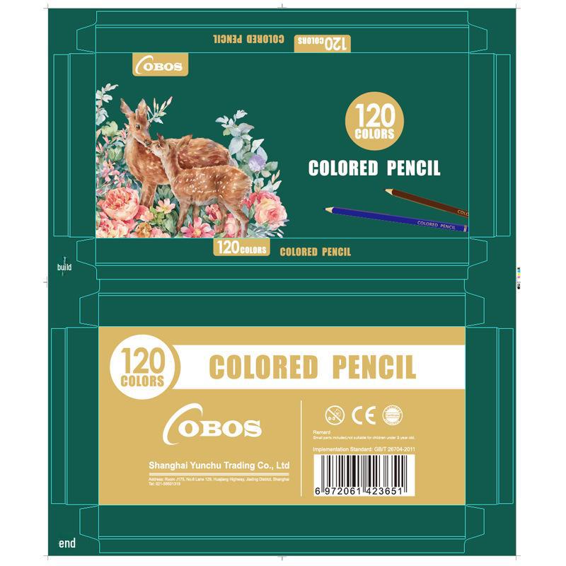 

Oboshang OBOS Professional 72-цветные масляные и водорастворимые цветные карандаши для набросков от руки HB