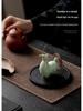 Charming Ceramic Horse Incense Holder: Cute Ornament & Tea Pet for Wealth Attraction