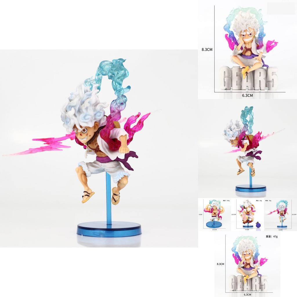 Vibrant Luffy Anime Statue In Sitting Pose Perfect For Serious Collectors And Fans