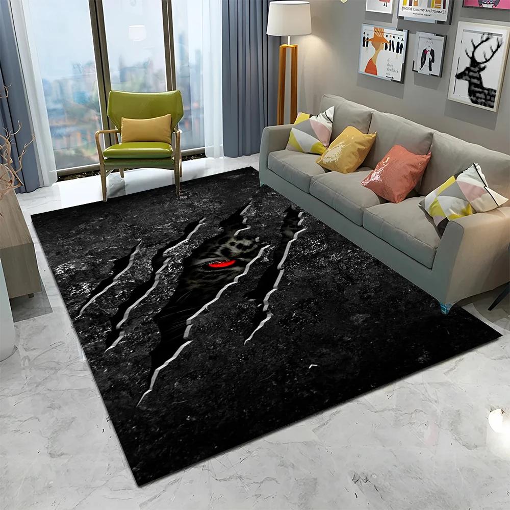 3D Beast Paw Print Claw Cartoon Carpet Rug for Home Living Room Bedroom Sofa Doormat Decor,kids Play Area Rug Non-slip Floor Mat