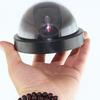 Red LED Sensor Light Up Fake Dummy Dome Surveillance Monitor Security Camera