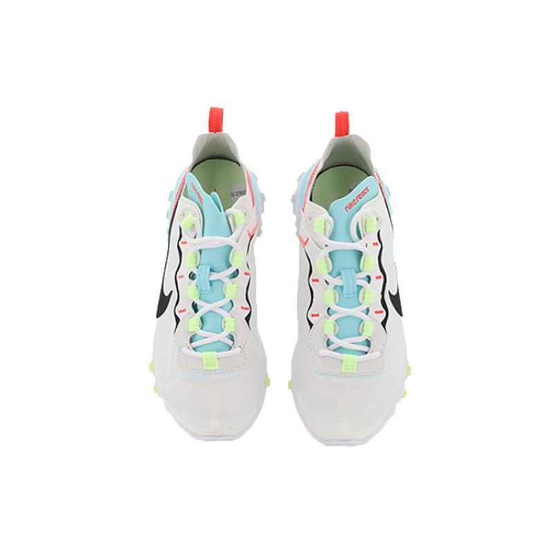 Nike Damskie sneakersy React Element 55 Białe Czarne Niebieskie DB5926-101