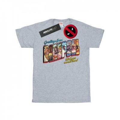 Mens Deadpool Greetings T-Shirt