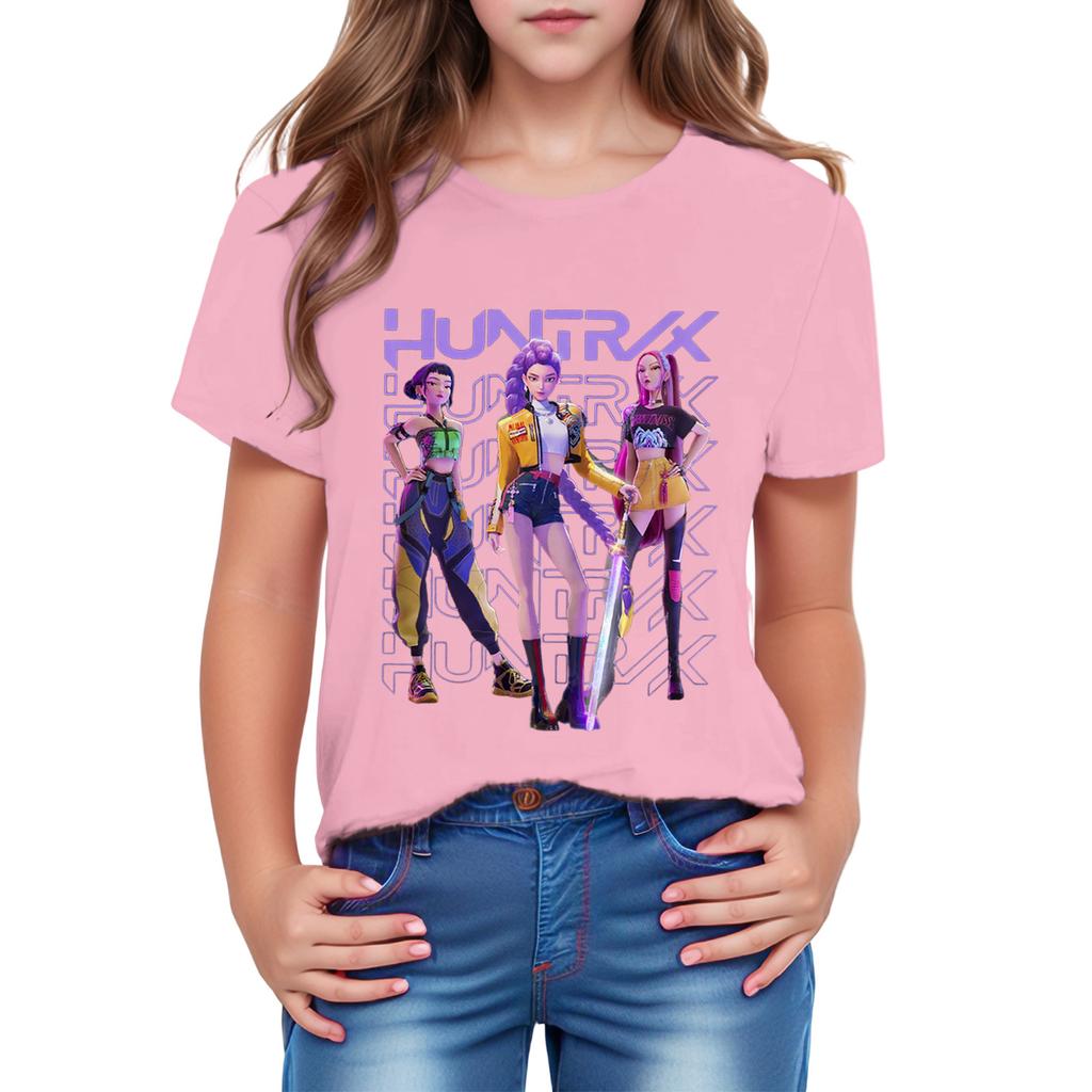 Toddler Girl Boy T-Shirts Kids Top Boys And Girls Printed Short Sleeved T-shirt 1-12Y Summ