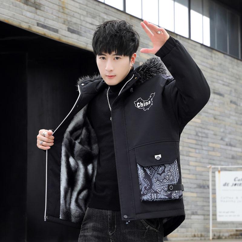 Thickened Winter Padded Jacket Loose Versatile Jacket Teen Padded High School Student Padded Jacket