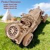 DO-IT-YOURSELF Wooden 3D Puzzle Antique Sports Car Miniature Kit Imaginative Birthday or Holiday Present Learning Toy Exquisitely Designed