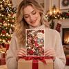 Seasonal Greeting Cards for Family Christmas Card 2D Flat Merry Santa Claus/Elf/Angel/Snowman Card Holiday Gatherings Party Favors Gifts Kids,