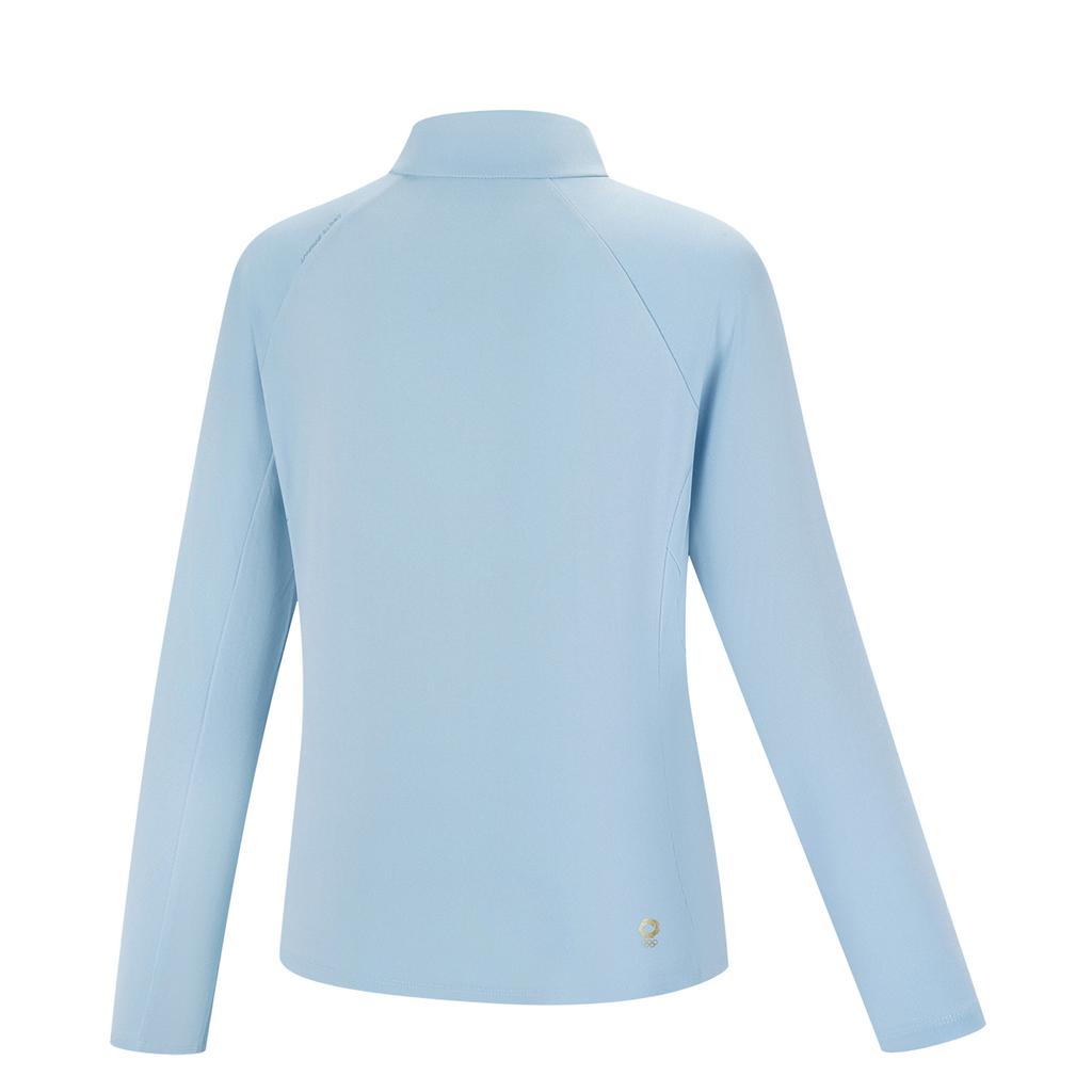 Li-Ning Glory Gold Standard Series Stand Collar Logo T-Shirt Women tops ATLW146-4