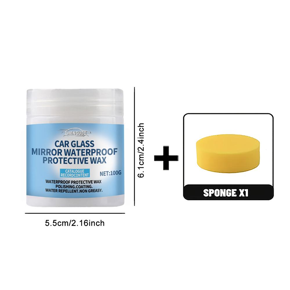 

Waterproof Non-Stick Water Wax | Car Windshield, Rearview Mirror, and Glass Rain-Proof Coating - Long-Lasting Protection Polishing Kit