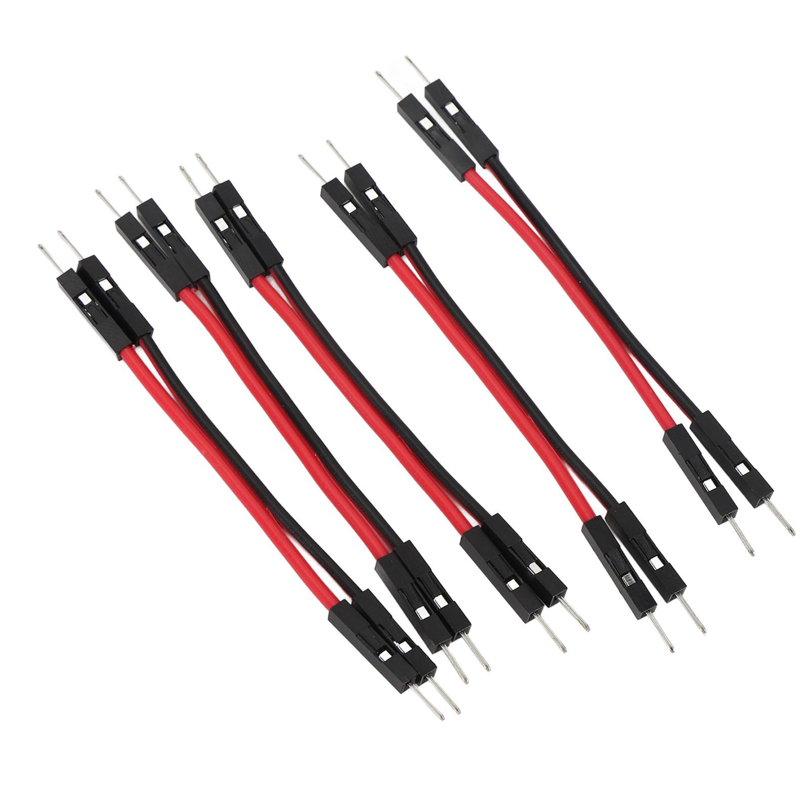 

5PCS RC Motor Cable 2.54mm 2 Pin Dual Male Connector 030 050 180 Brushed Motor ESC Connection Cord