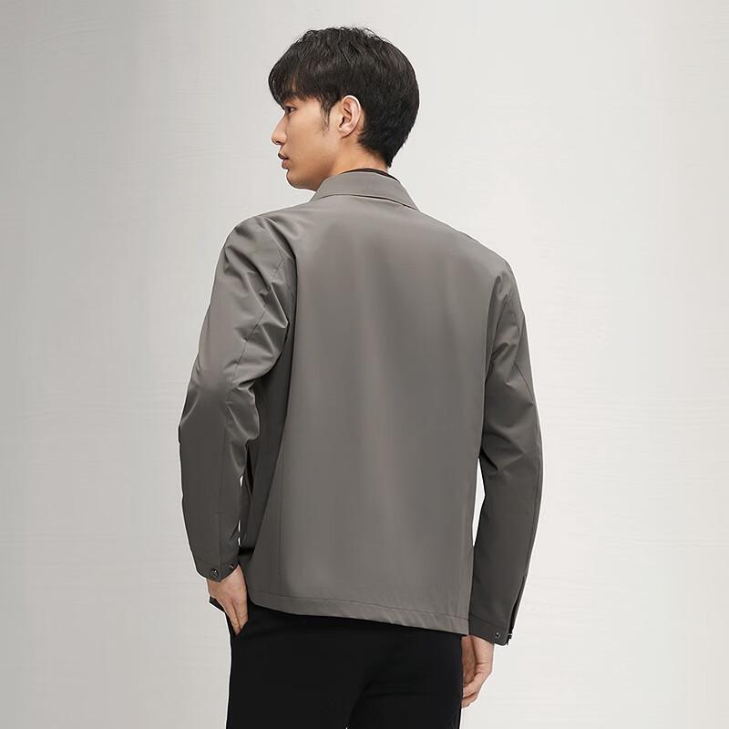 

Мужской пиджак Qipai с лацканами, жаккардовый в темную клетку 2XL