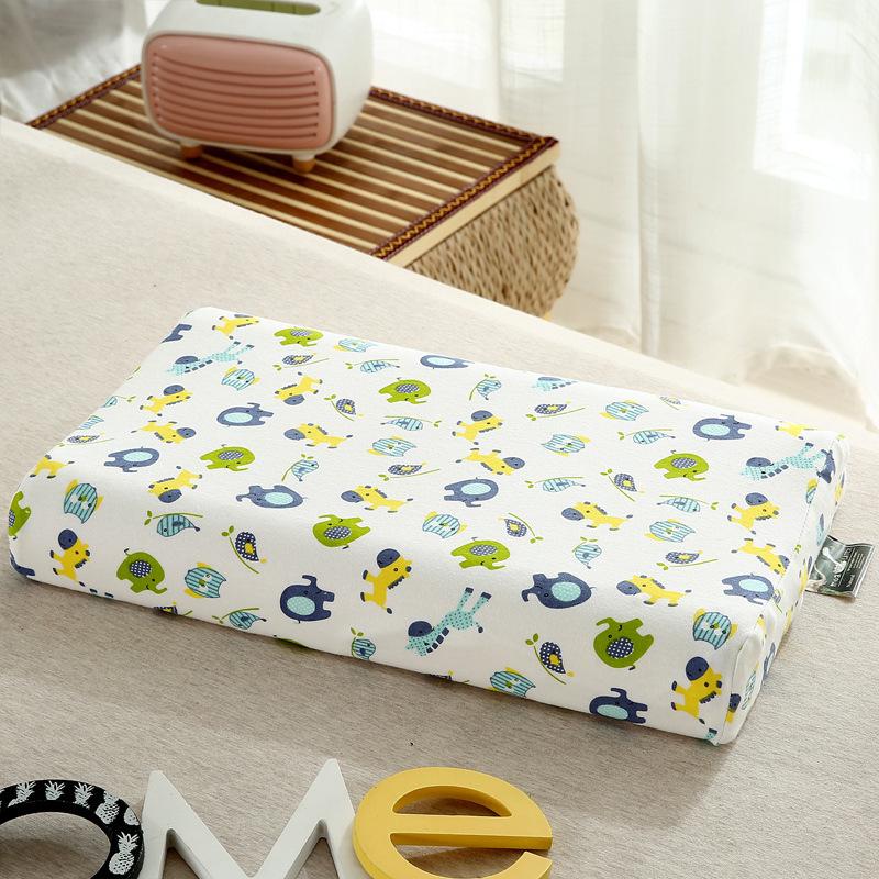 Pernă Naturală din Latex pentru Copii Thailanda Pernă Nouă de Desene Animate pentru Sugari Pernă de Gât pentru Dormitorul Studenților