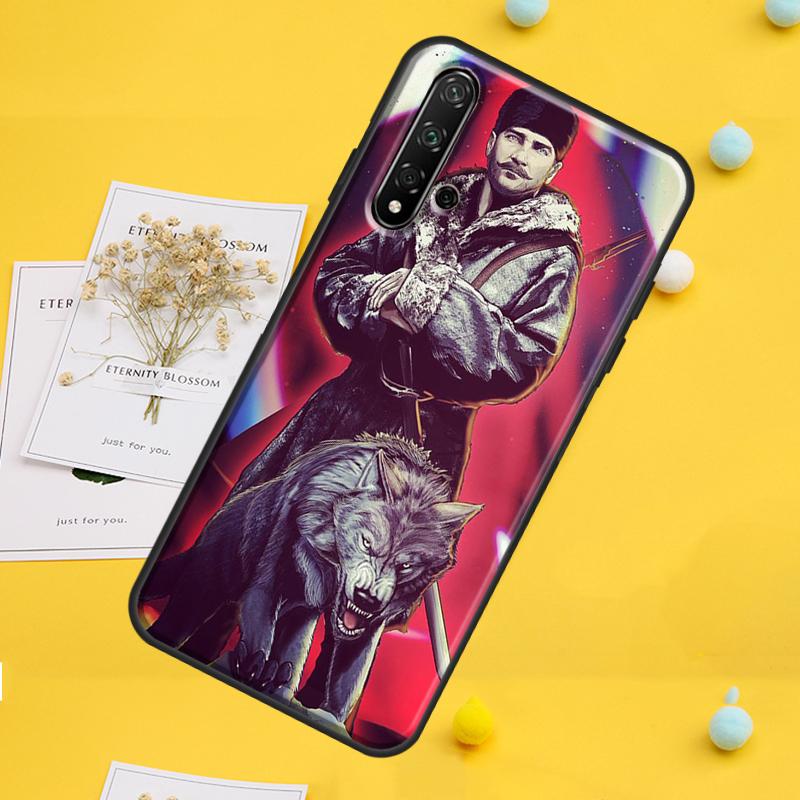 Turkey Wolf  Mustafa Kemal Atatürk For Huawei Nova 7i 8i 11i 12i 12s 9 10 SE Y91 Y90 Y60 Y70 Y72 Y61 P60 Pro P30 P40 Lite Case