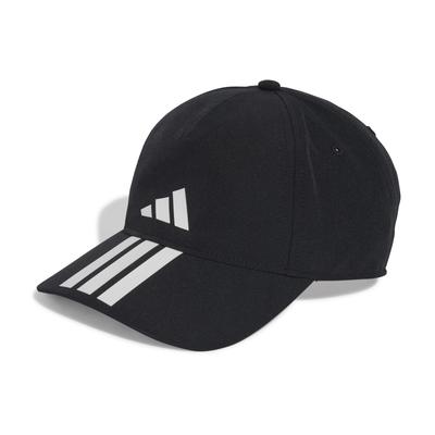 Baseball Clima Men's 3-Stripes Cap, JUZ42, Black/White (JY0938)