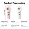 Misting Portable Handheld Cooling Fan 2000mAh Rechargeable 4-Speed Spray Fan With Mist For Outdoor Hiking Camping