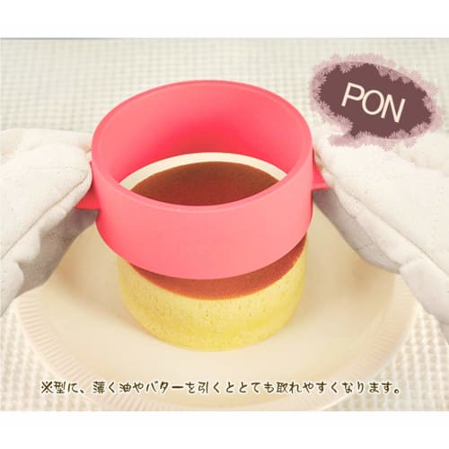 Ernest Silicone Pancake Mold (Circle) Thick, 3 Types, for Fluffy Pancakes, A-75853, a Brand Favoured by Major Restaurants