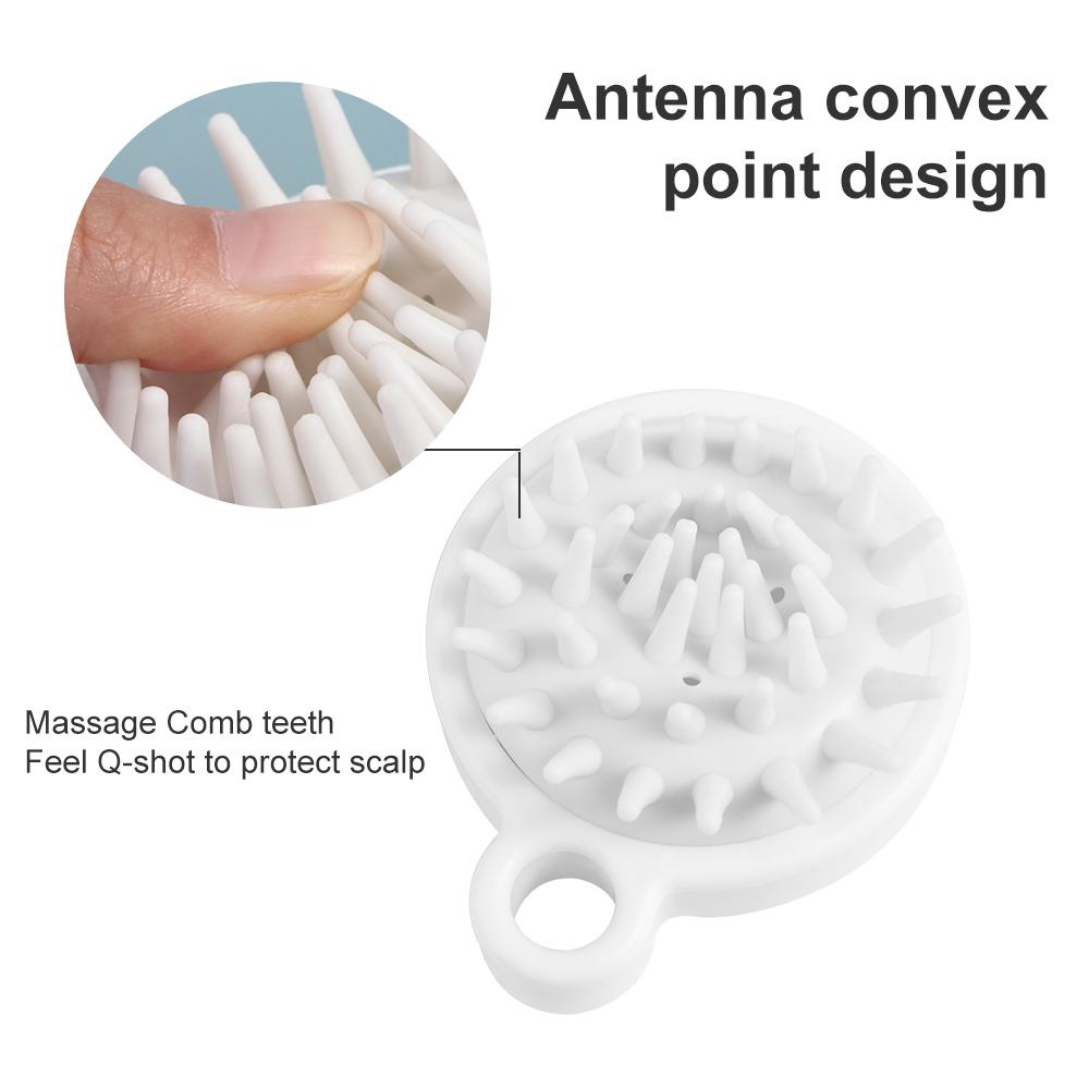 White Hair Washing Comb Comfortable Scalp Massage Brush Handheld Body Brush  Women Men