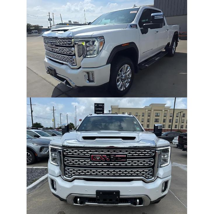 FASTCHE Front License Plate Frame Compatible with 2020 2021 2022 2023 GMC Sierra 2500 HD 3500 HD Front Bumper License Plate Holder Mounting Bracket