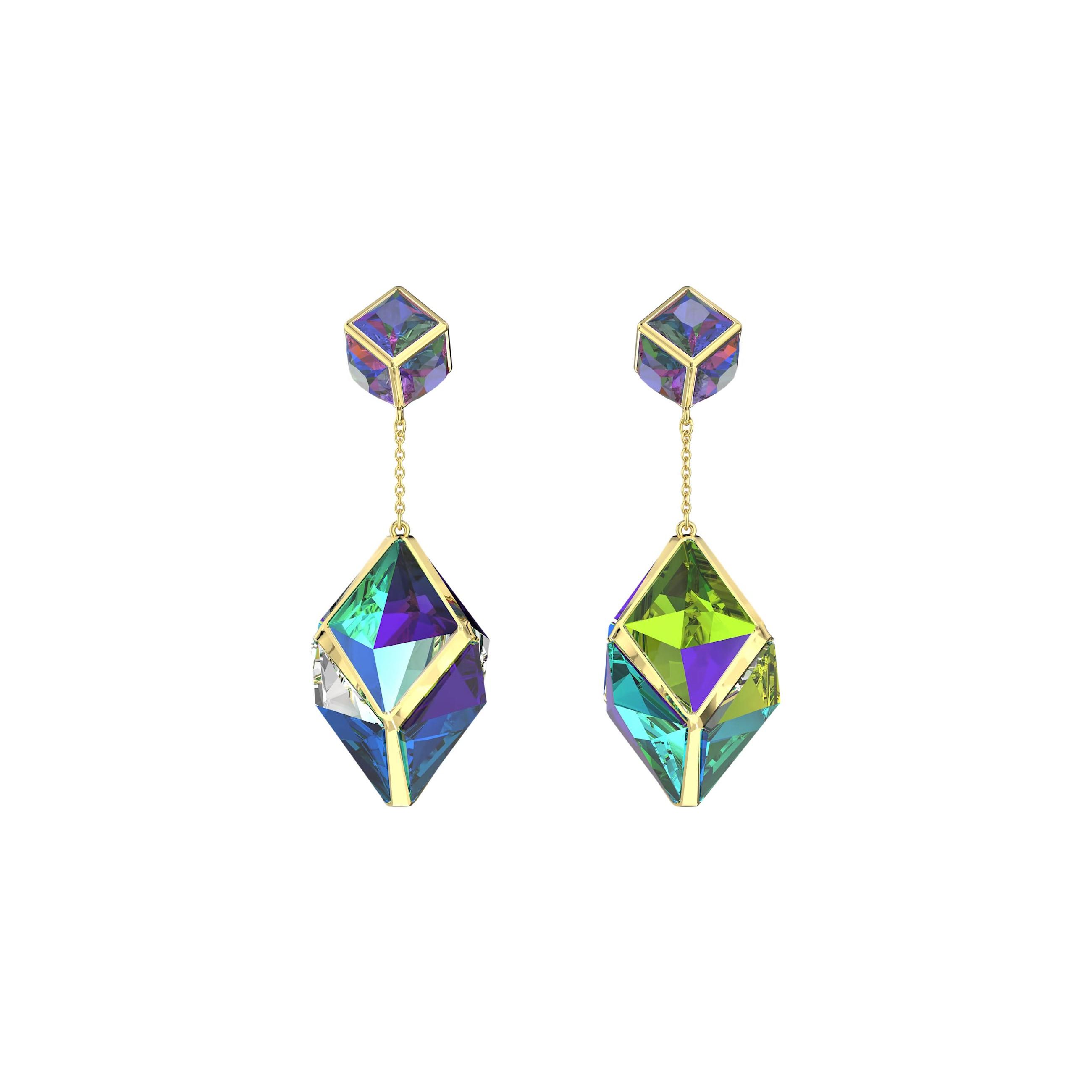Swarovski Curiosa Water Drop Shaped Fashion Trend Earrings Women earrings Multicolor 5627156 Multicolor,F