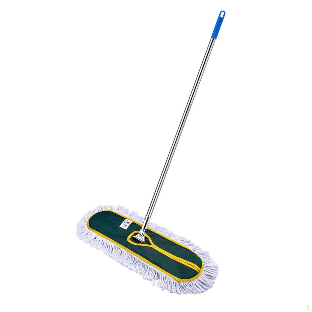 Dust Mop Replacement Head for Floor Cleaning Cotton Pad Refill Industrial Janitorial