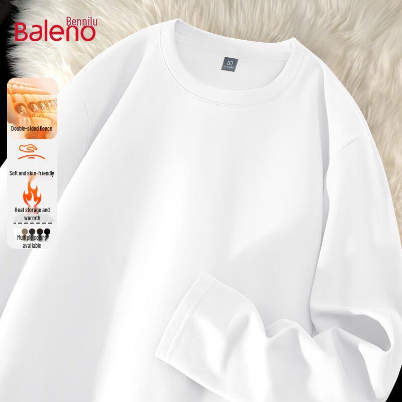 Baleno Men's Fleece Lined Round Neck Long Sleeve T-Shirt