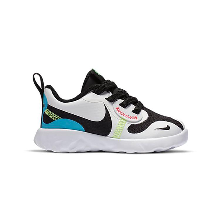 Nike Renew Lucent 2 Low top Toddler Shoes Black White Blue Infant And Toddler CN8553-101