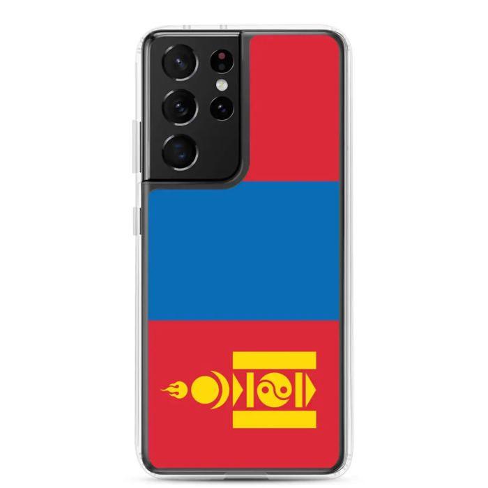 Coque Téléphone Drapeau Mongolie - Samsung Galaxy S21