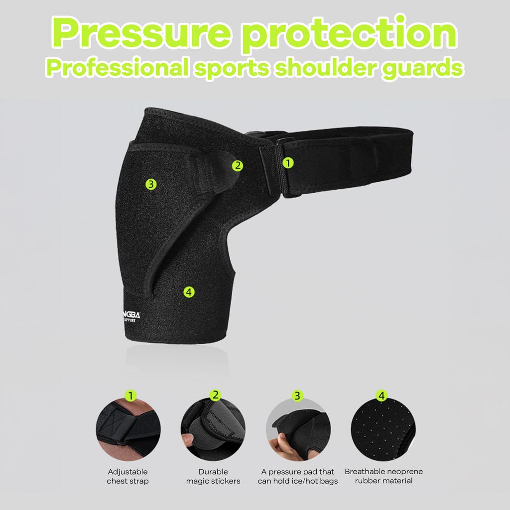 Adjustable Shoulder Support Brace for Pain Relief Brace Shoulder Stabilizer Anti Pull Injury Compression Sleeve