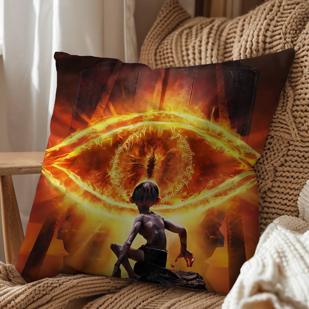Ancient movie Lord of the Rings Pillow Case Pillow Case Living Room Sofa Cushion Cover Suitable For Home Bedroom Room Decoration