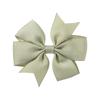 2/4/10 piezas 3'' Lazos de Cinta Sólida Pinzas para el Cabello para Bebés Niñas Lazos Hechos a Mano Pasadores Pasadores Accesorios para el Cabello para Niños