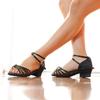 Mädchen Satin Lateinschuhe Niedriger Absatz Ballsaal Tanzschuhe Erwachsene Tango Salsa Schuhe für die Praxis Kleinkind Latein Tanzschuhe Performance