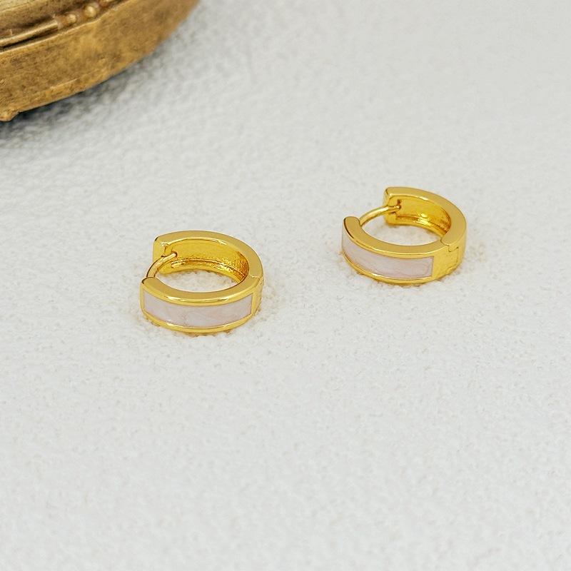Manufacturer S Supply Is Fashionable And Elegant, Personalized Earrings Are Simple And Small, Circle Temperament Is Simple, And Ear Buckles золотой