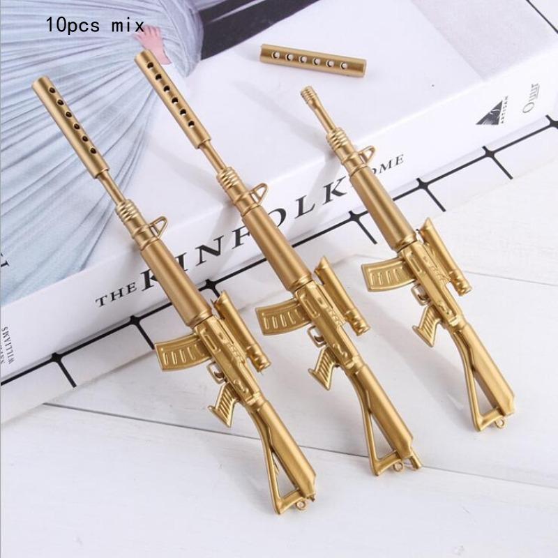 Kawai Creative stationery machine gun styling gender neutral pen cute student gift water based peculiar signature Supplies