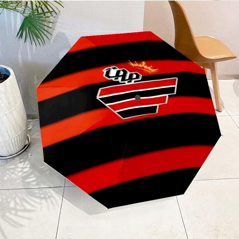 Athletico Football Club Printed Automatic Umbrella, 8-Frame for Travel, Camping, Casual Umbrella, Essential Gift for for Family and Friends