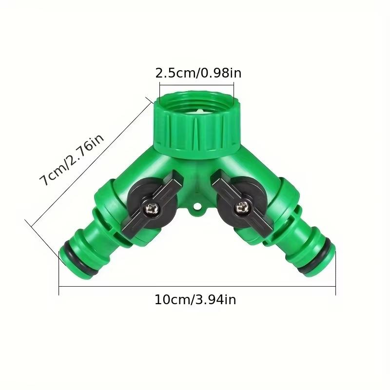 Adjustable Y-Type Diverging Tee Ball Valve 4/6 Conversion Adapter for Greenhouse Watering And Horticultural Irrigation