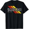 Club de Motos Suzuki, Camiseta de Manga Corta para Moto, Algodón Puro Sonido de Moto, Estilo Urbano de Verano Streetwear Tendencia Algodón