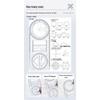 Multifunctional Geometry Ruler Set for Students: Includes Drawing, Function, Triangle, and Protractor Rulers